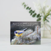 Carte Postale Rien de trop dur pour le Seigneur (Debout devant)