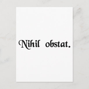 Carte Postale Rien ne fait obstacle.