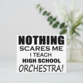 Carte Postale Rien ne me fait peur Orchestre du lycée (Debout devant)