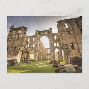 CARTE POSTALE RIEVAULX ABBEY, NORTH YORKSHIRE, UK