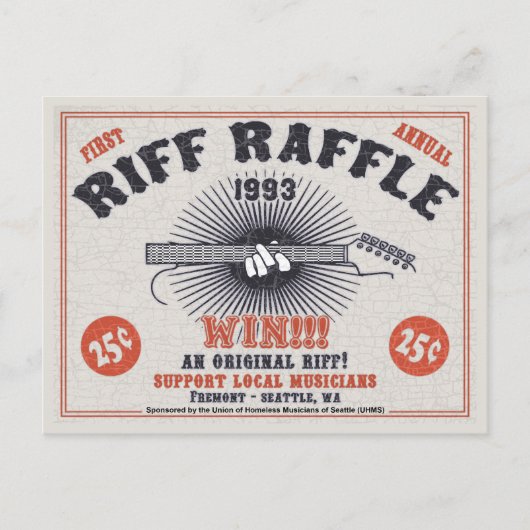 Carte Postale Riff Raffle (Devant)