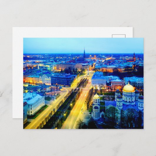 Carte Postale Riga (Devant / Derrière)