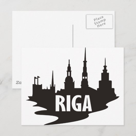 Carte Postale Riga (Devant / Derrière)