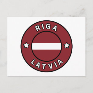 Carte Postale Riga Lettonie