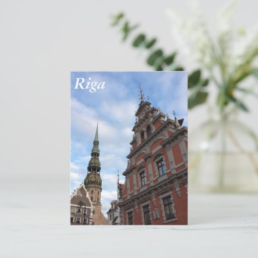 Carte Postale Riga, Lettonie (Debout devant)