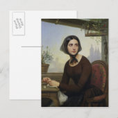 Carte Postale Rigolette essaie de se distraire (Devant / Derrière)