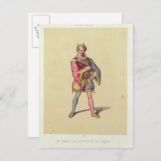 Carte Postale Rigoletto de 'Rigoletto' (Devant / Derrière)