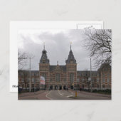 Carte Postale rijksmuseum amsterdam (Devant / Derrière)