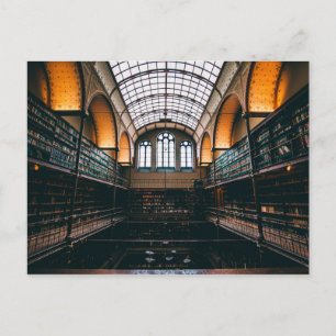 CARTE POSTALE RIJKSMUSEUM INTERIOR - AMSTERDAM, PAYS-BAS