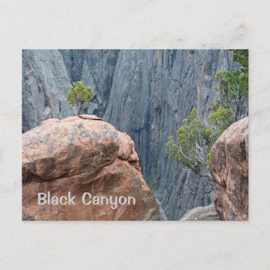 Carte Postale Rim nord du canyon noir (Devant)