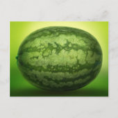 Carte Postale Rind vert Abstrait d'une pastèque (Devant)