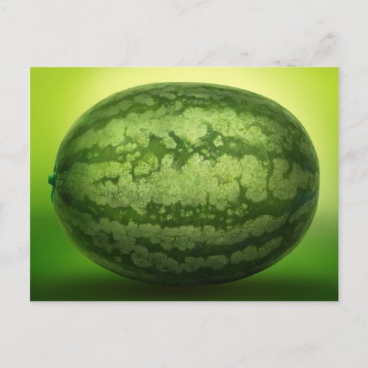 Carte Postale Rind vert Abstrait d'une pastèque (Devant)