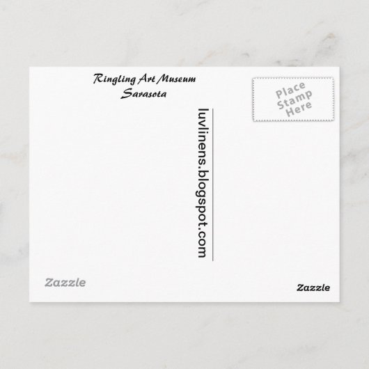 Carte Postale Ringling Art Museum (Dos)