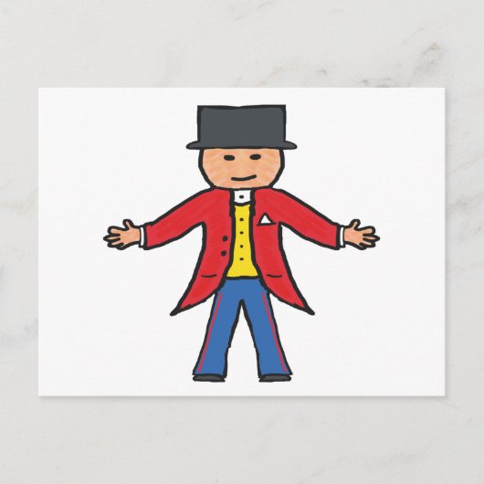 Carte Postale Ringmaster cirque (Devant)