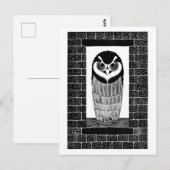 Carte Postale Ringuil (Owl) (1914) - Samuel Jessurun de Mesquita (Devant / Derrière)