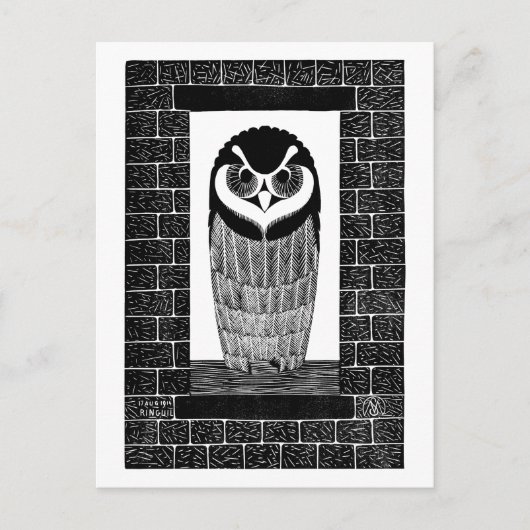 Carte Postale Ringuil (Owl) (1914) - Samuel Jessurun de Mesquita (Devant)