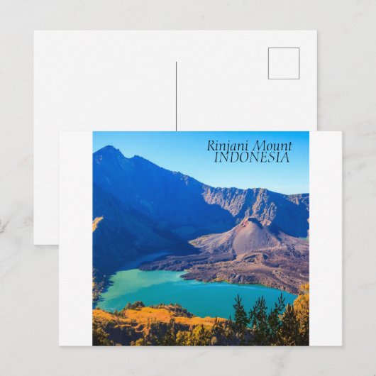 Carte postale Rinjani (Devant / Derrière)