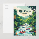 Carte Postale Rio Coco, Nicaragua (Devant / Derrière)