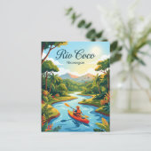 Carte Postale Rio Coco Nicaragua (Debout devant)