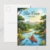 Carte Postale Rio Coco Nicaragua (Devant / Derrière)