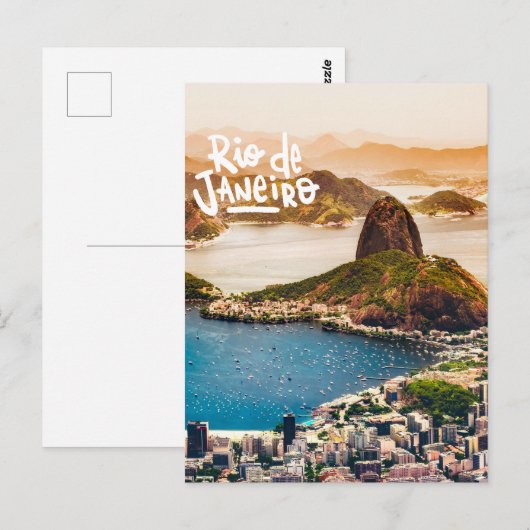 Carte Postale Rio De Janeiro (Devant / Derrière)