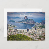 Carte Postale Rio de Janeiro, Brésil (Devant / Derrière)