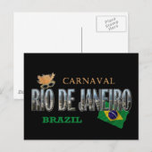 Carte Postale Rio de Janeiro Brésil (Devant / Derrière)