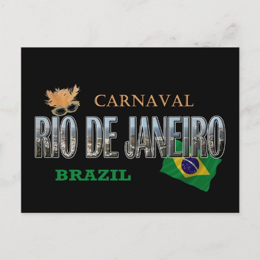 Carte Postale Rio de Janeiro Brésil (Devant)