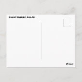 Carte Postale Rio de Janeiro, Brésil (Dos)