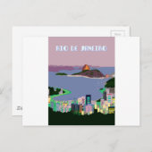 Carte Postale Rio de Janeiro - BRÉSIL (Devant / Derrière)