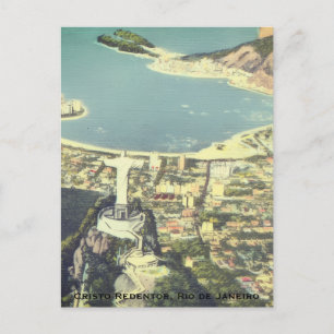 Carte Postale Rio de Janeiro, Brésil (Christ Rédempteur)