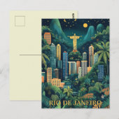 Carte Postale Rio de Janeiro Brésil Voyage (Devant / Derrière)