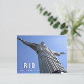 Carte Postale Rio de Janeiro - Christ Rédempteur (Debout devant)