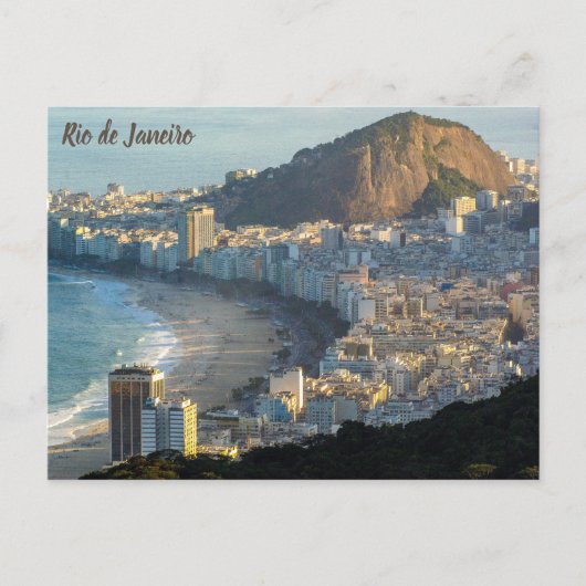 Carte Postale Rio de Janeiro, Copacabana View (Devant)