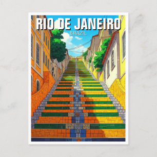 Carte Postale Rio de Janeiro Lapa Brésil