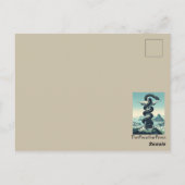 Carte Postale Rio de Janeiro style WPA (Dos)