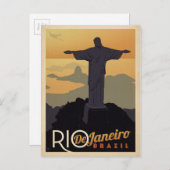 Carte Postale Rio De Janiero (Devant / Derrière)