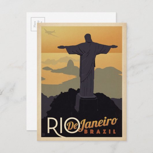 Carte Postale Rio De Janiero (Devant / Derrière)