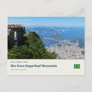 Carte Postale Rio depuis le mont Sugarloaf