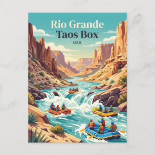 Carte Postale Rio Grande Taos Box USA