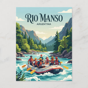 Carte Postale Rio Manso, Argentine
