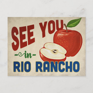 Carte Postale Rio Rancho Nouveau Mexique Apple - Vintage voyage