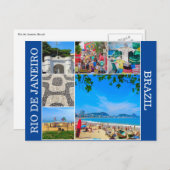 Carte Postale rio scènes (Devant / Derrière)