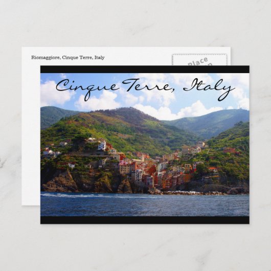 Carte Postale riomaggiore (Devant / Derrière)