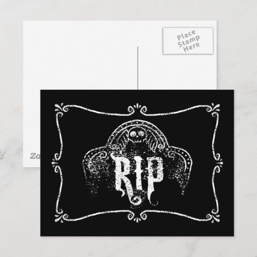 CARTE POSTALE RIP (Devant / Derrière)