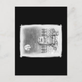 Carte Postale RIP Lune de Sens Commun Masques Stupides et Vaccin (Devant)