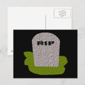 Carte postale RIP Tombstone (Devant / Derrière)