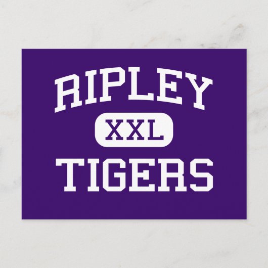 Carte Postale Ripley - Tigers - Lycée - Ripley Tennessee (Devant)