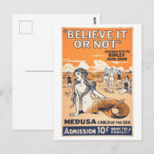 Carte Postale Ripley's Believe It or Not Mermaid Advertisement (Devant / Derrière)