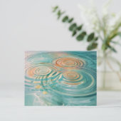 Carte Postale Ripples of Tranquility Abstract Water Harmony (Debout devant)